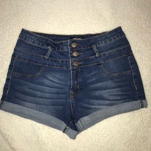 Charlotte Russe High waisted jean shorts